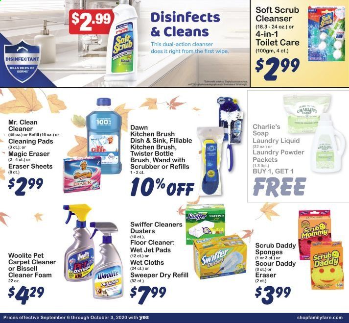 Family Fare Weekly Ad September 6 to October 3