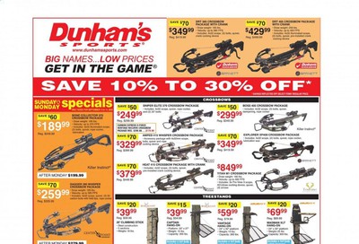 Dunham's Sports Weekly Ad September 12 to September 17