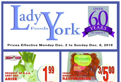 Lady York Foods Flyer December 2 to 8