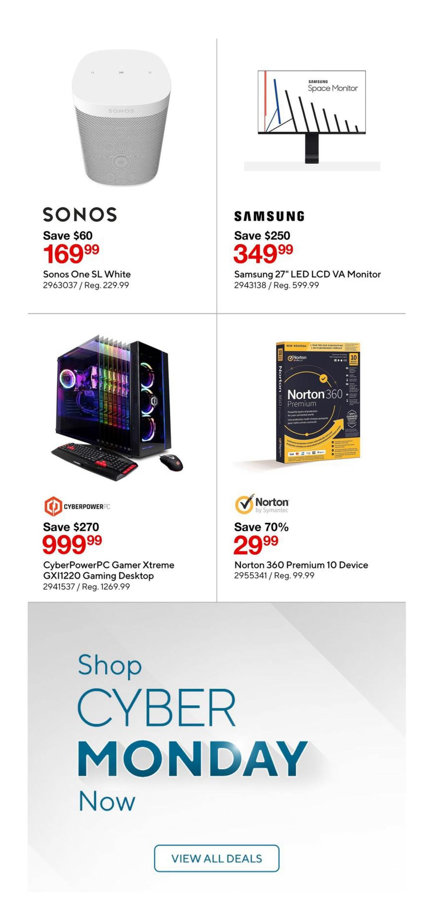 Staples Cyber Monday Flyer December 2