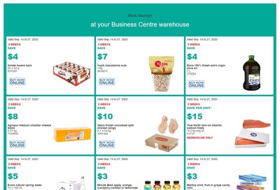 Costco Business Centre (Scarborough, ON) Instant Savings Flyer September 14 to 27