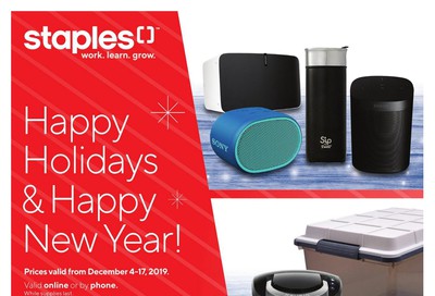 Staples Business Flyer December 4 to 17