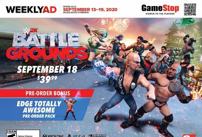 GameStop Weekly Ad September 13 to September 19