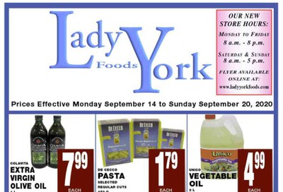 Lady York Foods Flyer September 14 to 20