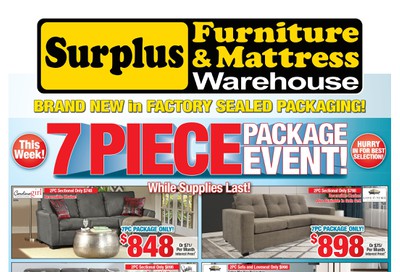 Surplus Furniture & Mattress Warehouse (Sydney) Flyer September 15 to 28