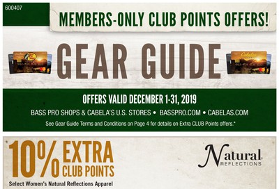 Bass Pro Shops Monthly Gear Guide December 1 to 31