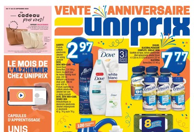 Uniprix Flyer September 17 to 23