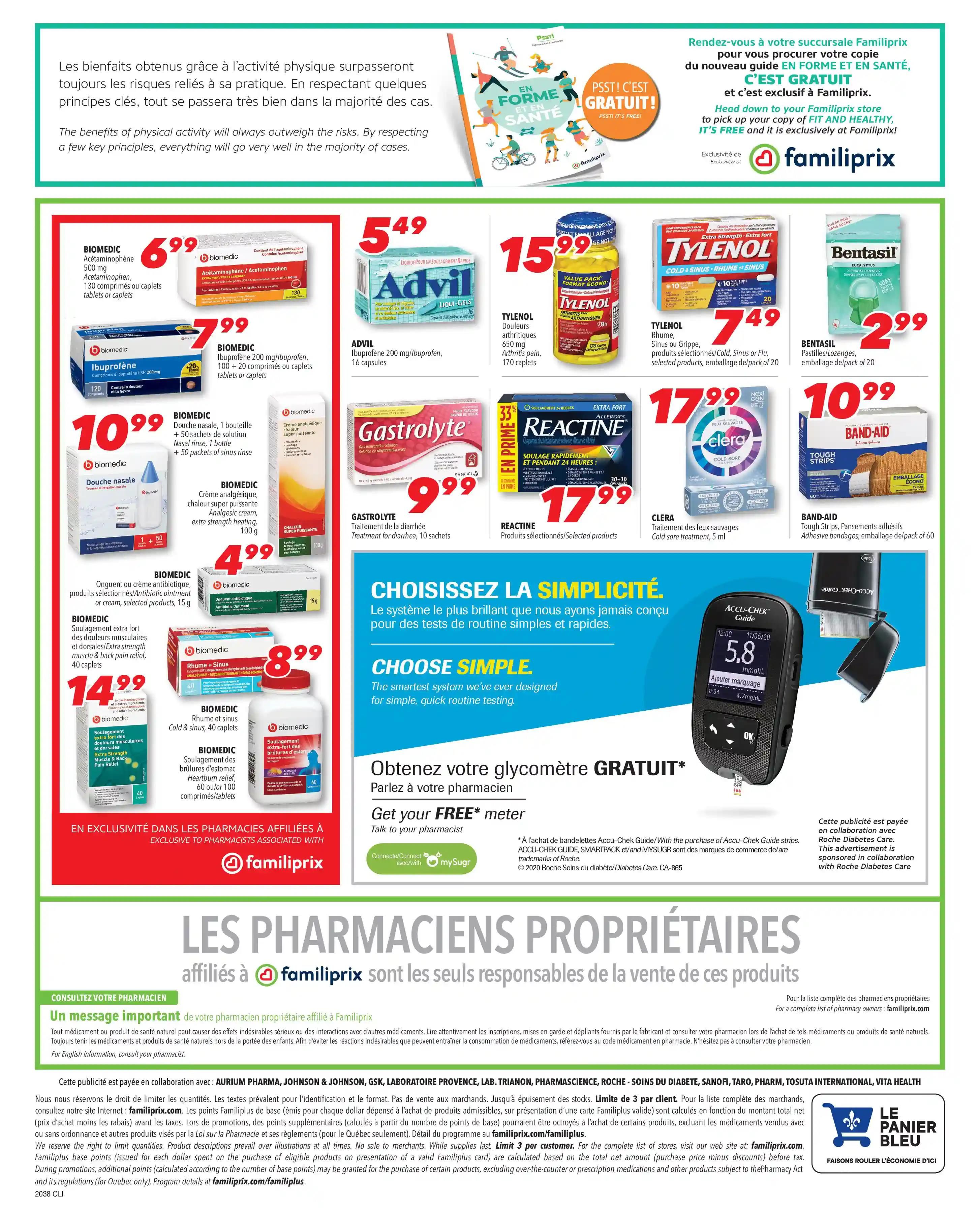 Familiprix Clinique Flyer September 17 to 23