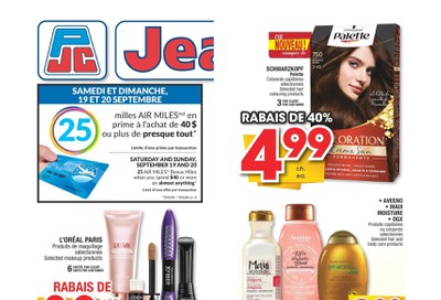 Jean Coutu (QC) Flyer September 17 to 23