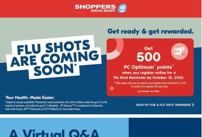 Shoppers Drug Mart (ON) Flyer September 19 to 25