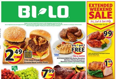 BI-LO Weekly Ad September 16 to September 22