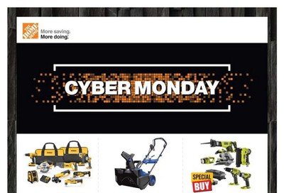 Home Depot Cyber Monday Flyer December 2 to 4
