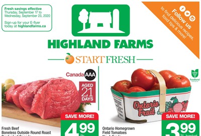 Highland Farms Flyer September 17 to 23