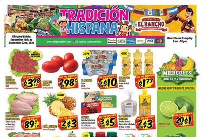 El Rancho Weekly Ad September 16 to September 22