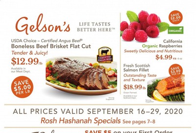 Gelson's Weekly Ad September 16 to September 29