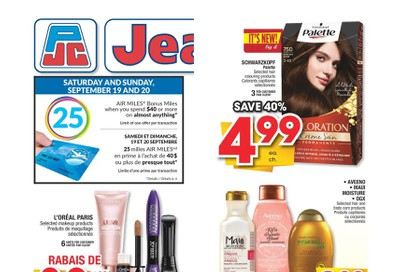 Jean Coutu (NB) Flyer September 18 to 24