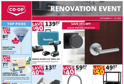Co-op (West) Home Centre Flyer September 17 to 23