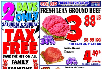 Fredericton Co-op Flyer September 17 to 23