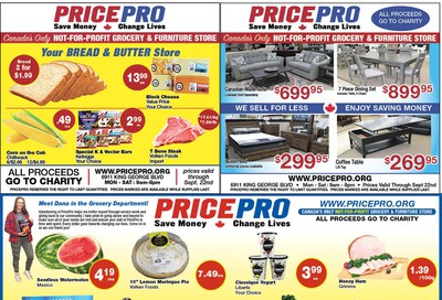 Price Pro Flyer September 16 to 22