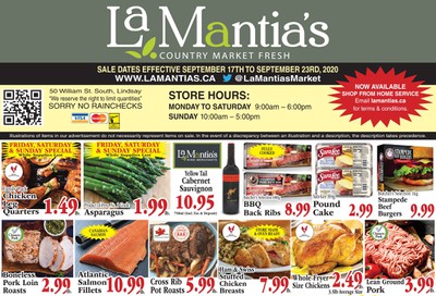 LaMantia's Flyer September 17 to 23