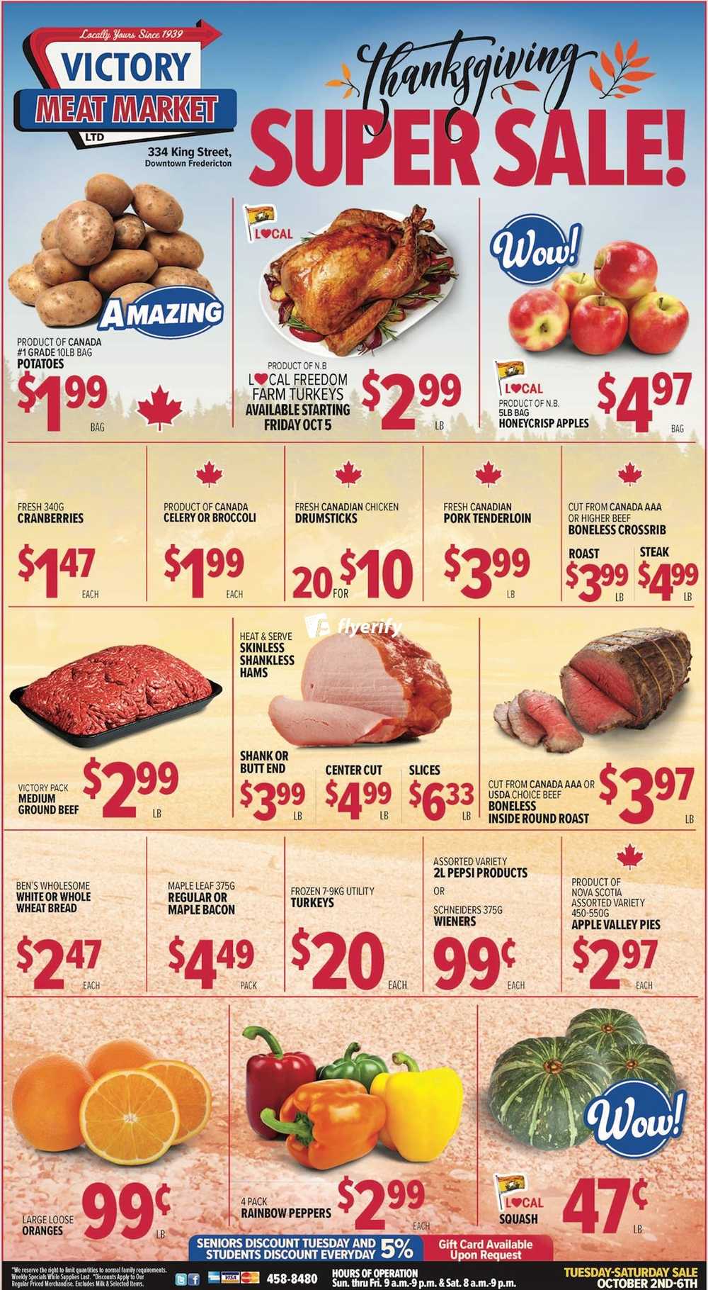 Victory Meat Market Flyer October 2 to 6 Canada