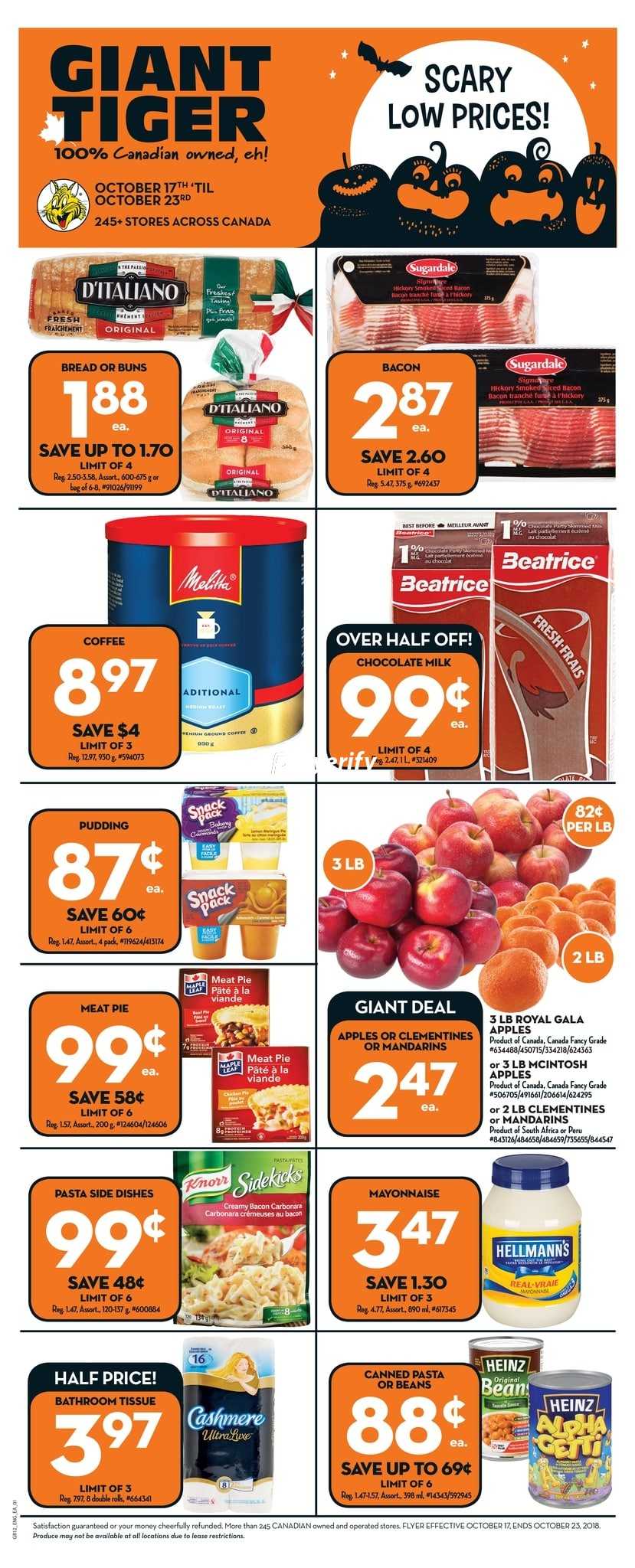 Giant Tiger (ON) Flyer October 17 to 23 Canada