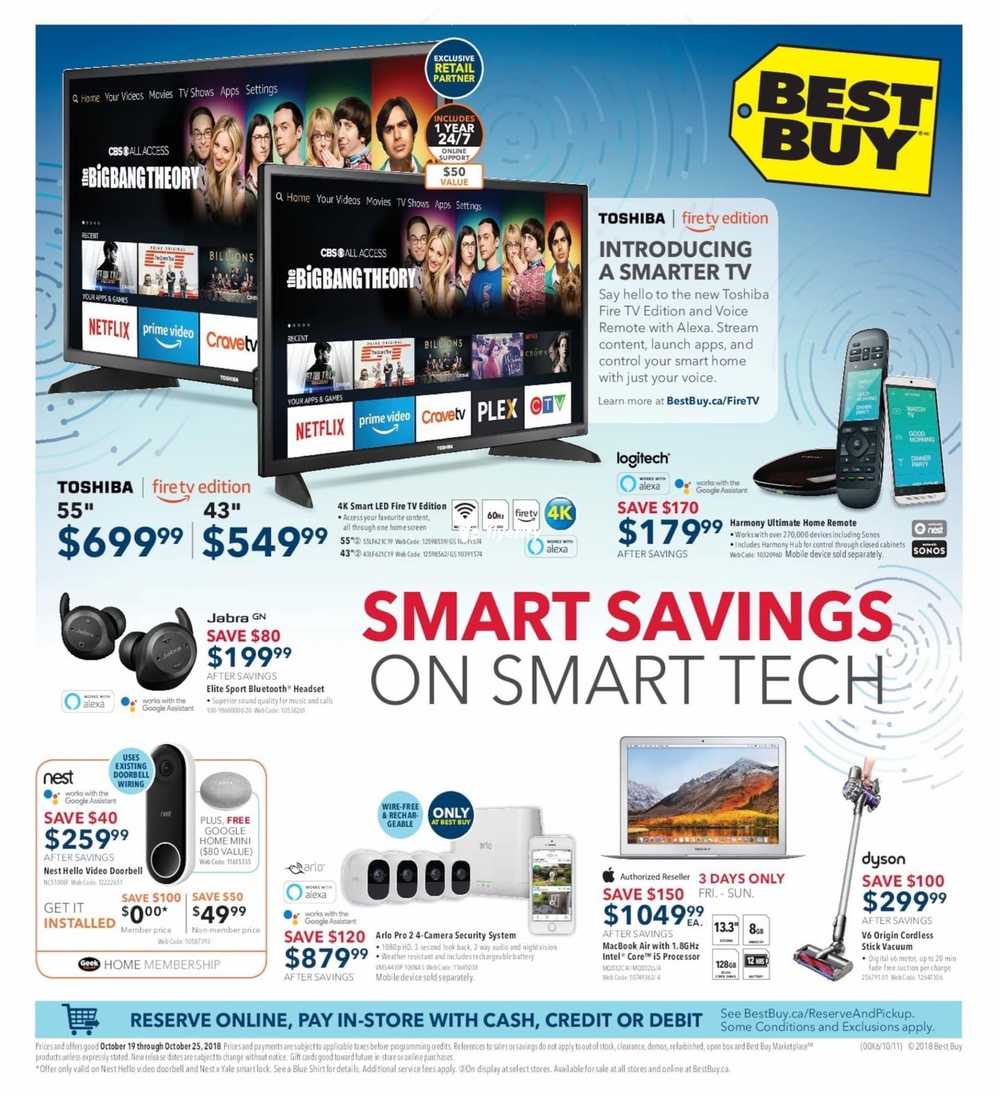 Best Buy Flyer October 19 to 25 Canada