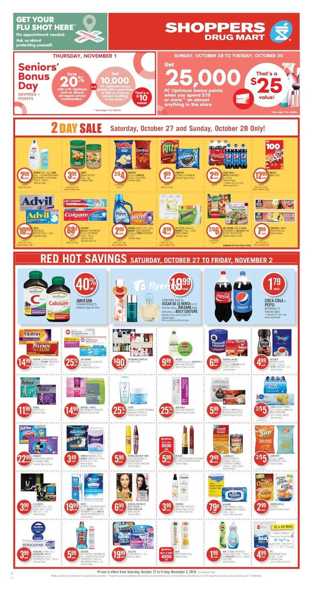 Shoppers Drug Mart (Atlantic) Flyer October 27 to November 2 Canada