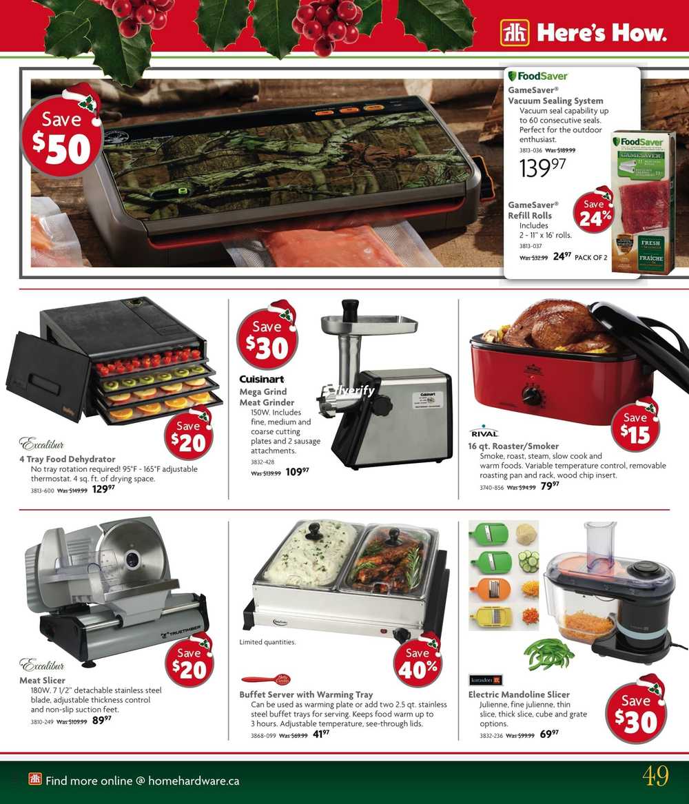 Home Hardware (ON) Christmas Catalogue October 31 to December 11 Canada
