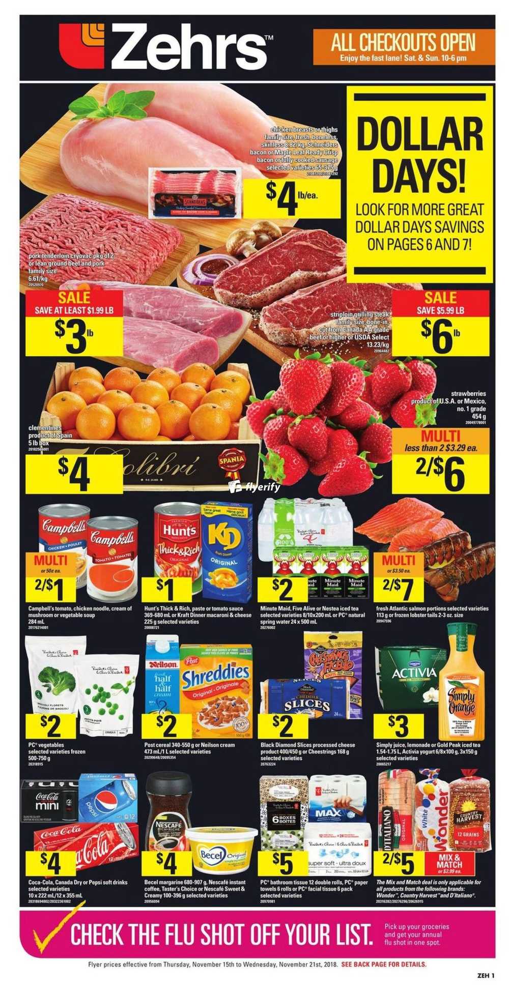 Zehrs Flyer November 15 to 21 Canada