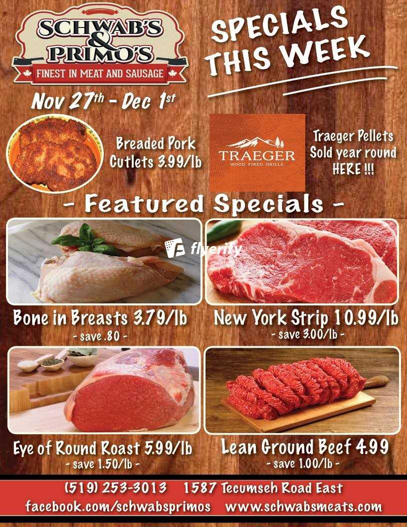 Schwab's & Primo's Flyer November 27 to December 1 Canada