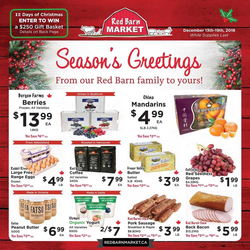 Red Barn Market Flyers