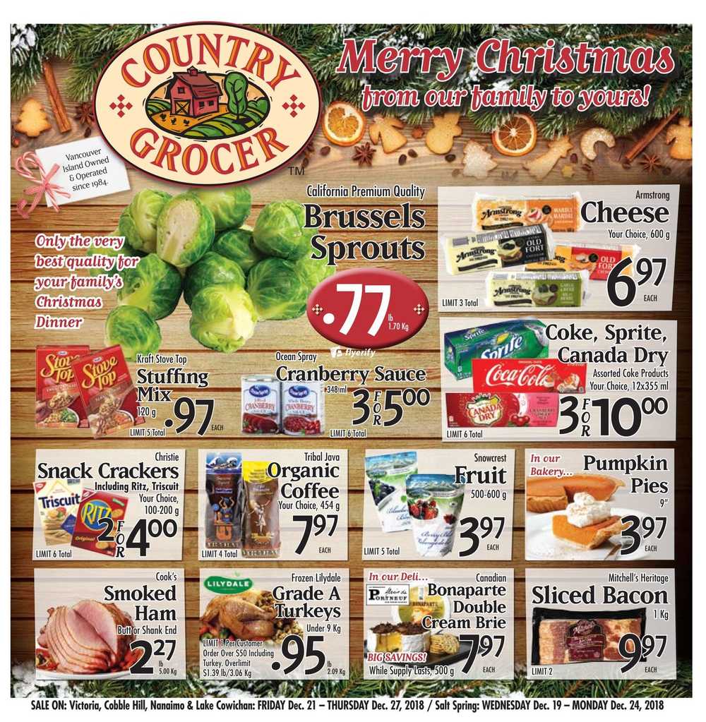 Country Grocer Flyer December 21 To 27 Canada