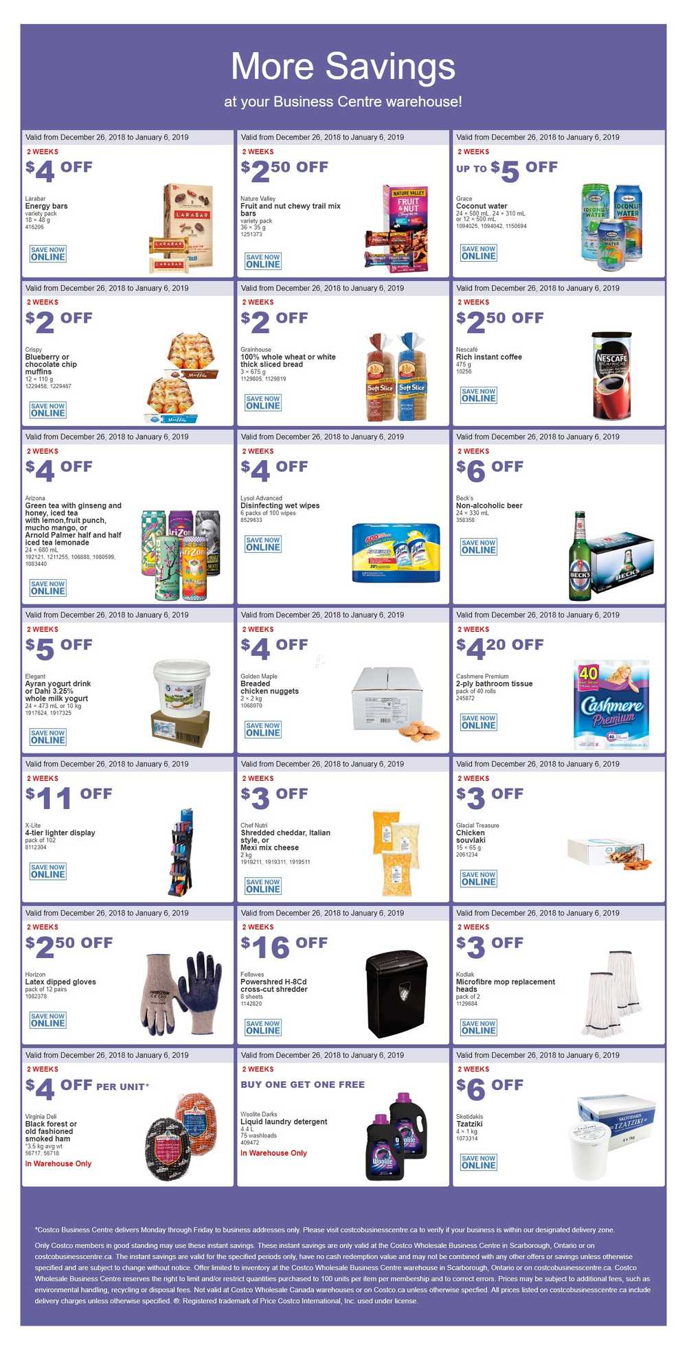 Costco Business Centre Scarborough On Instant Savings Flyer July 20
