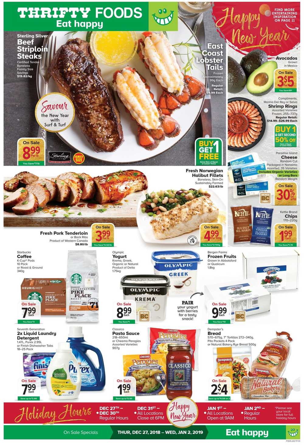 Thrifty Foods Flyer December 27 to January 2 Canada