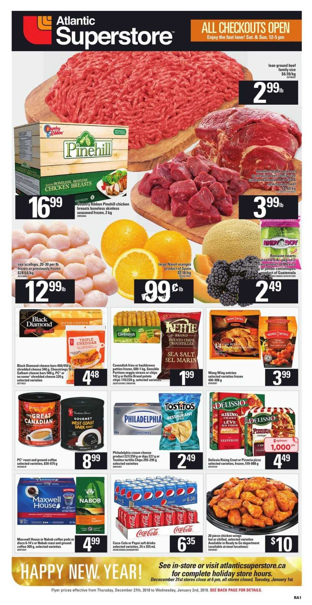 Atlantic Superstore Flyer December 27 to January 2 Canada