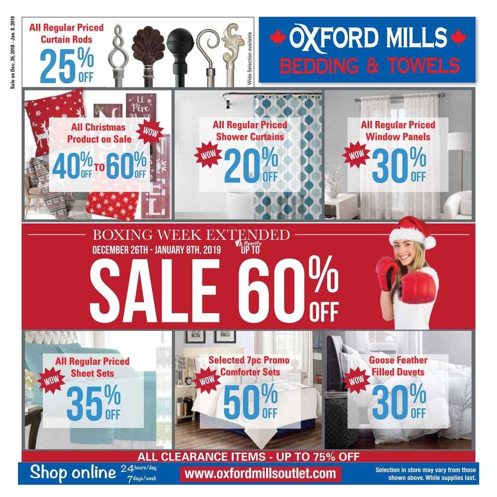 Oxford Mills Flyer December 26 to January 8 Canada