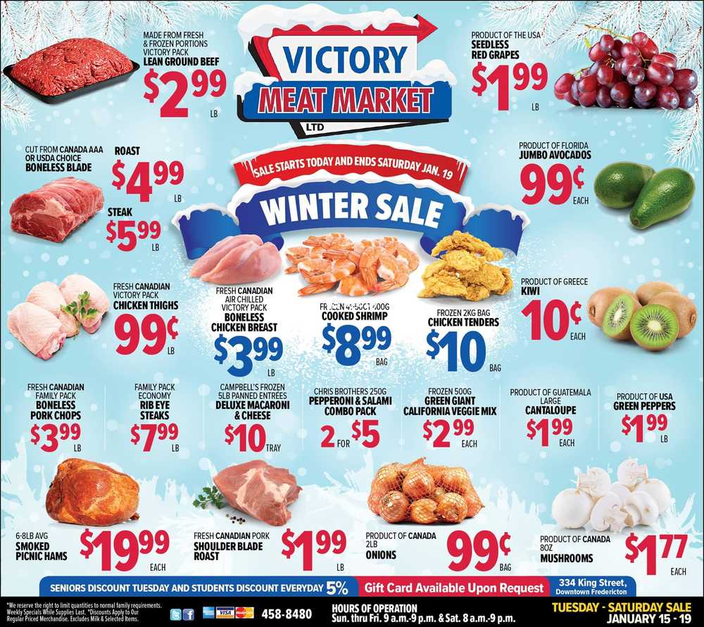 Victory Meat Market Flyer January 15 To 19 Canada   Victory Meat Market Flyer January 15 To 19 1 