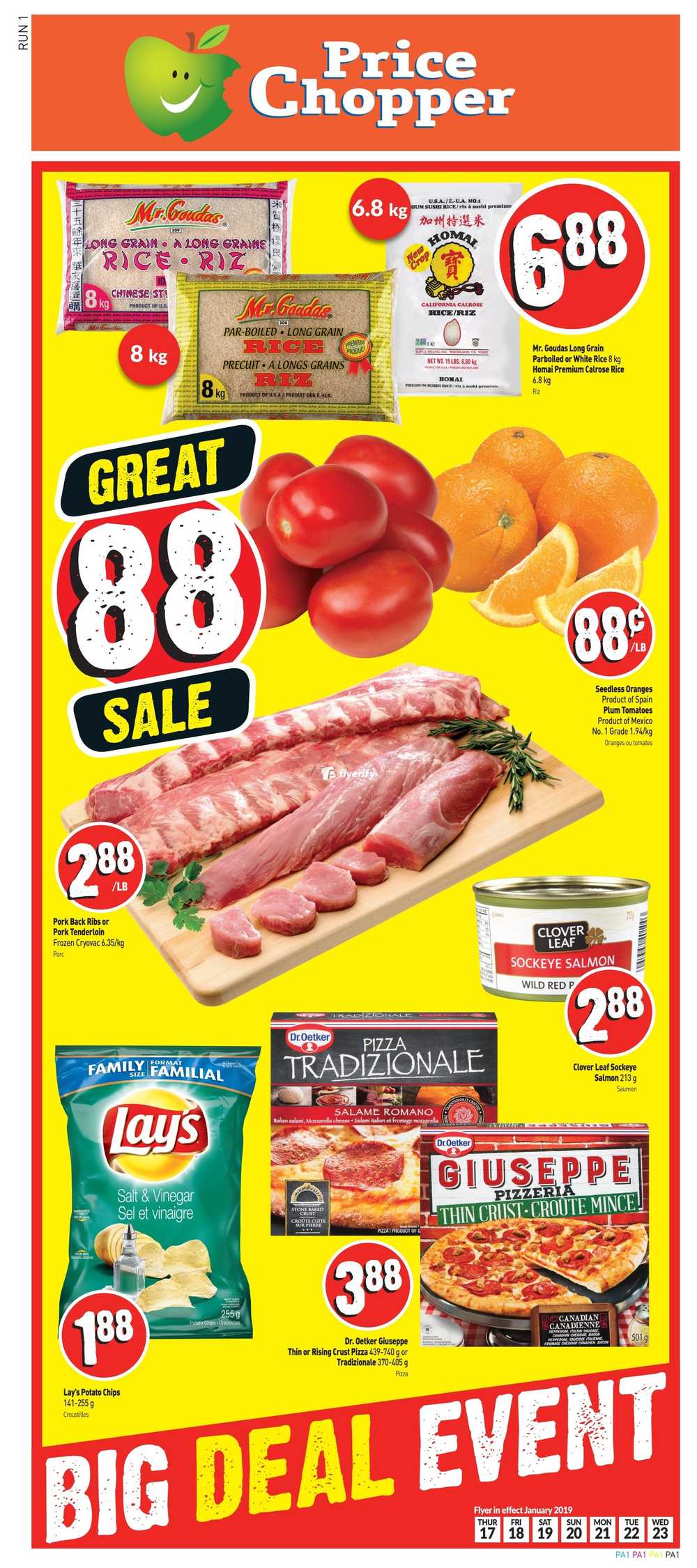 Price Chopper Flyer January 17 to 23 Canada