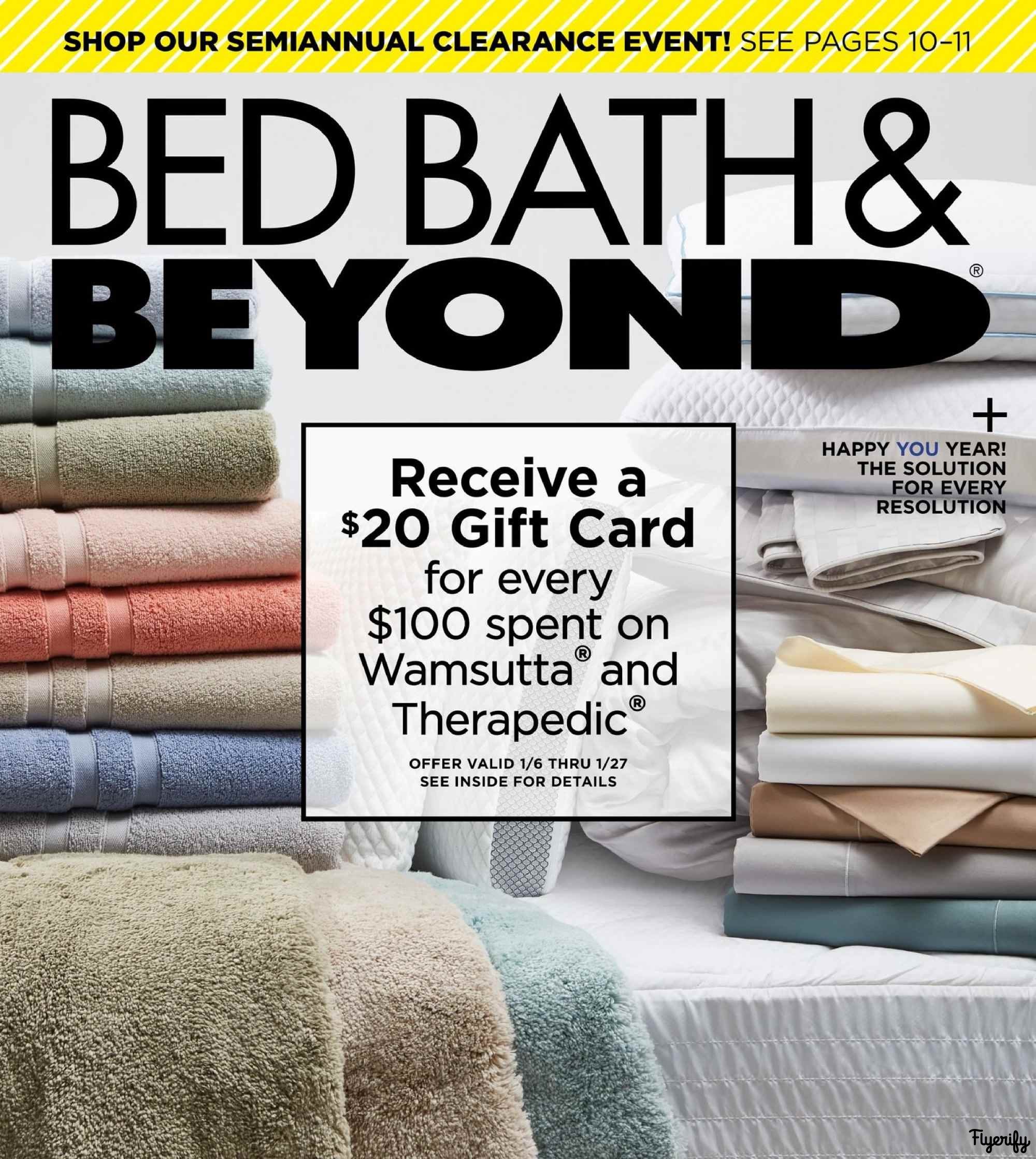 bed bath and beyond flyer
