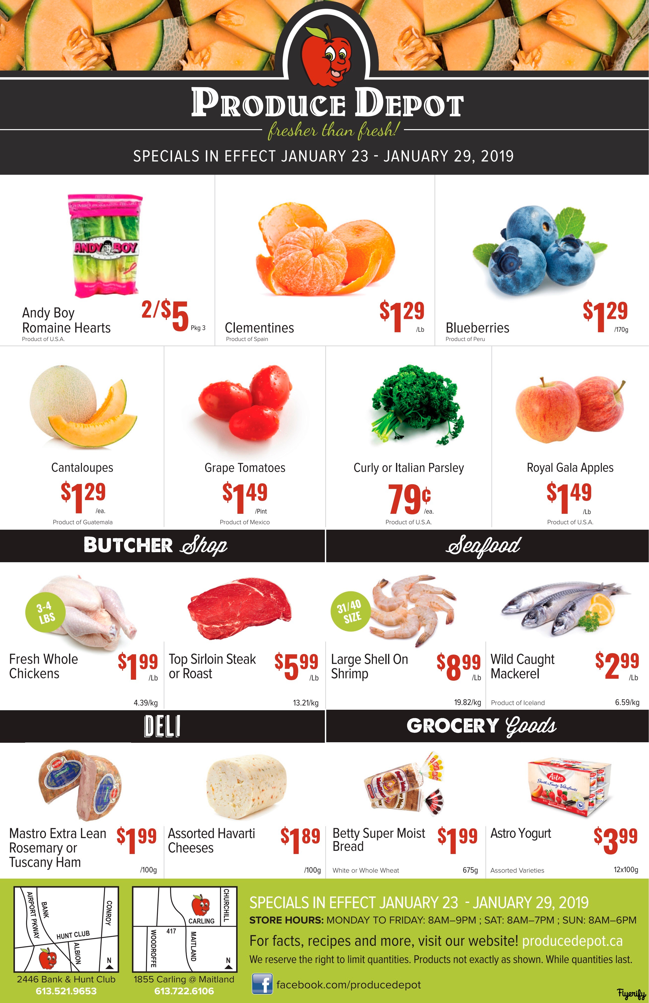 Produce Depot Flyer January 23 to 29 Canada
