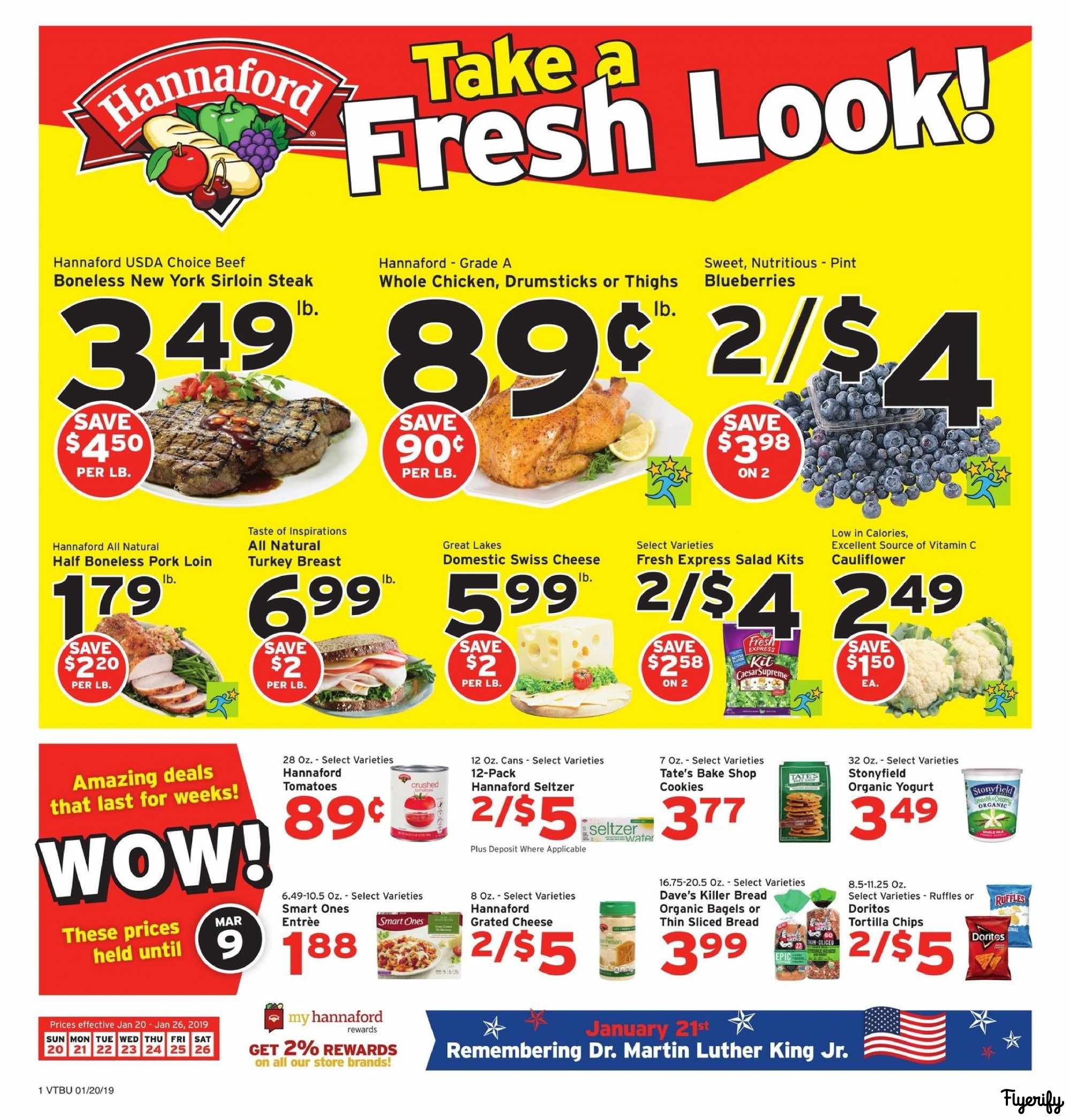 Hannaford (VT) Weekly Ad & Flyer January 20 to 26 Canada