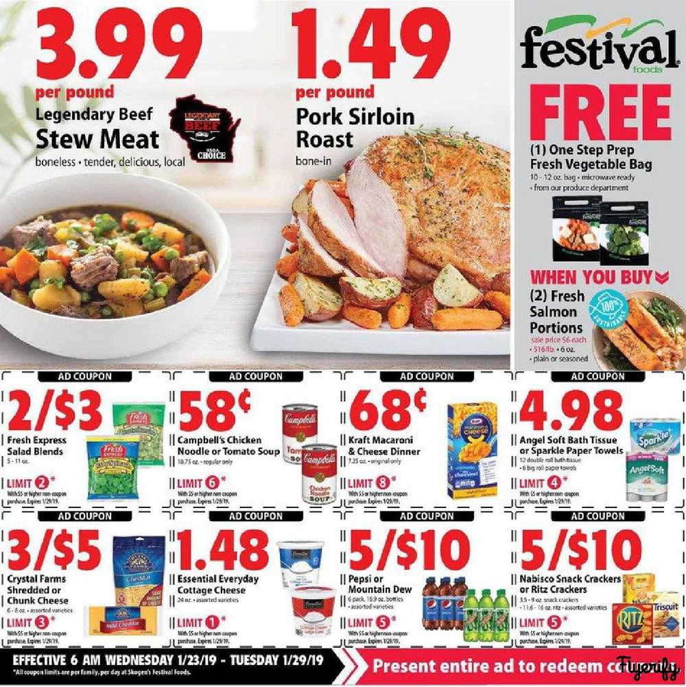 Festival Foods Flyers