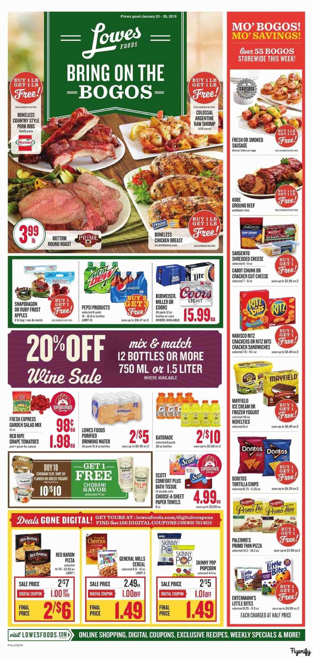 Lowes Foods Weekly Ad & Flyer January 23 to 29 Canada