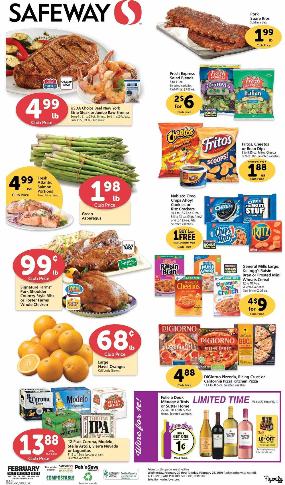 Safeway Weekly Ad & Flyer February 20 to 26 Canada