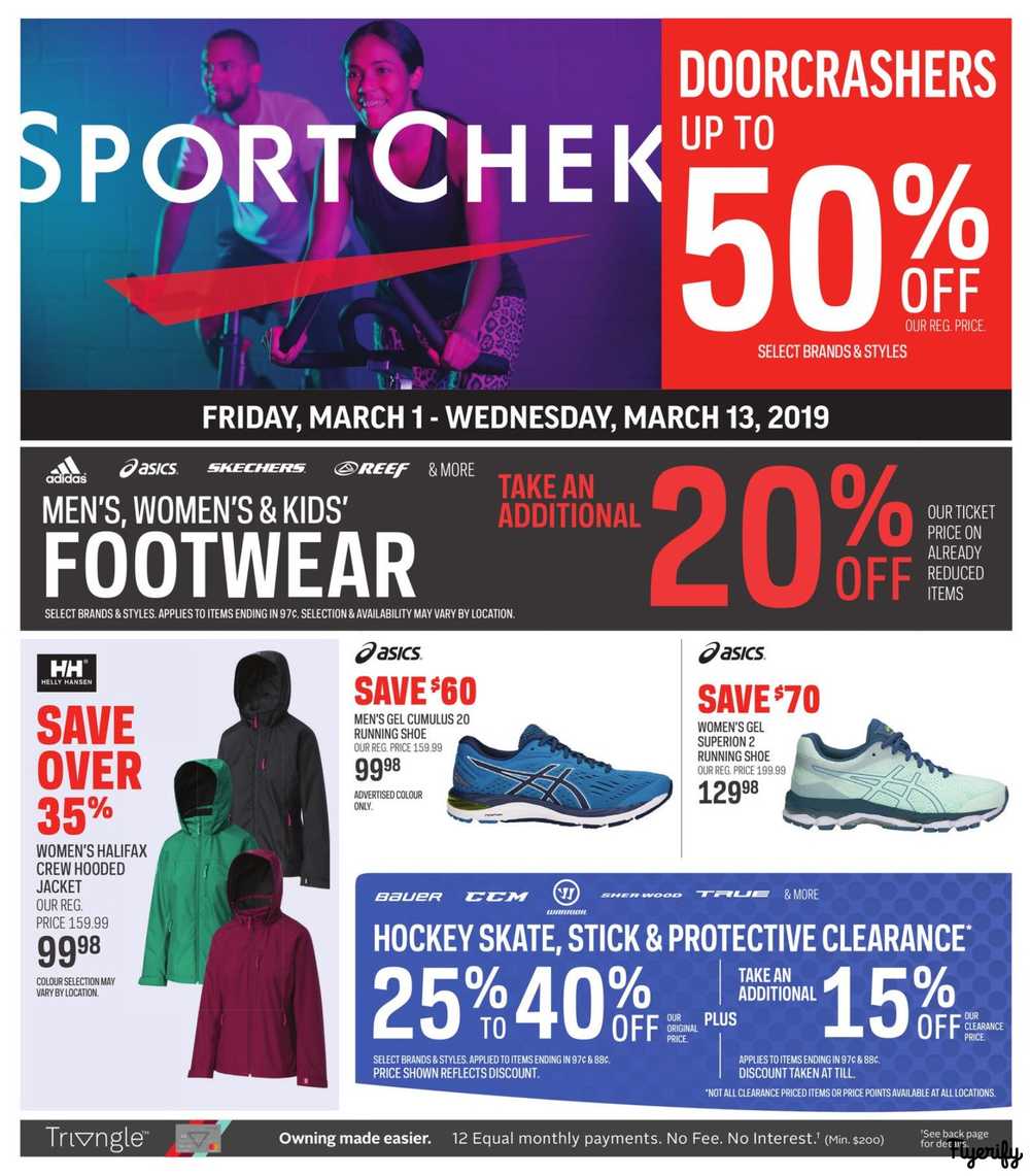Sports Chek Flyer March 1 to 13 Canada