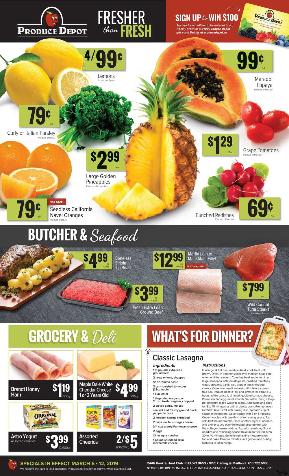 Produce Depot Flyer March 6 to 12 Canada
