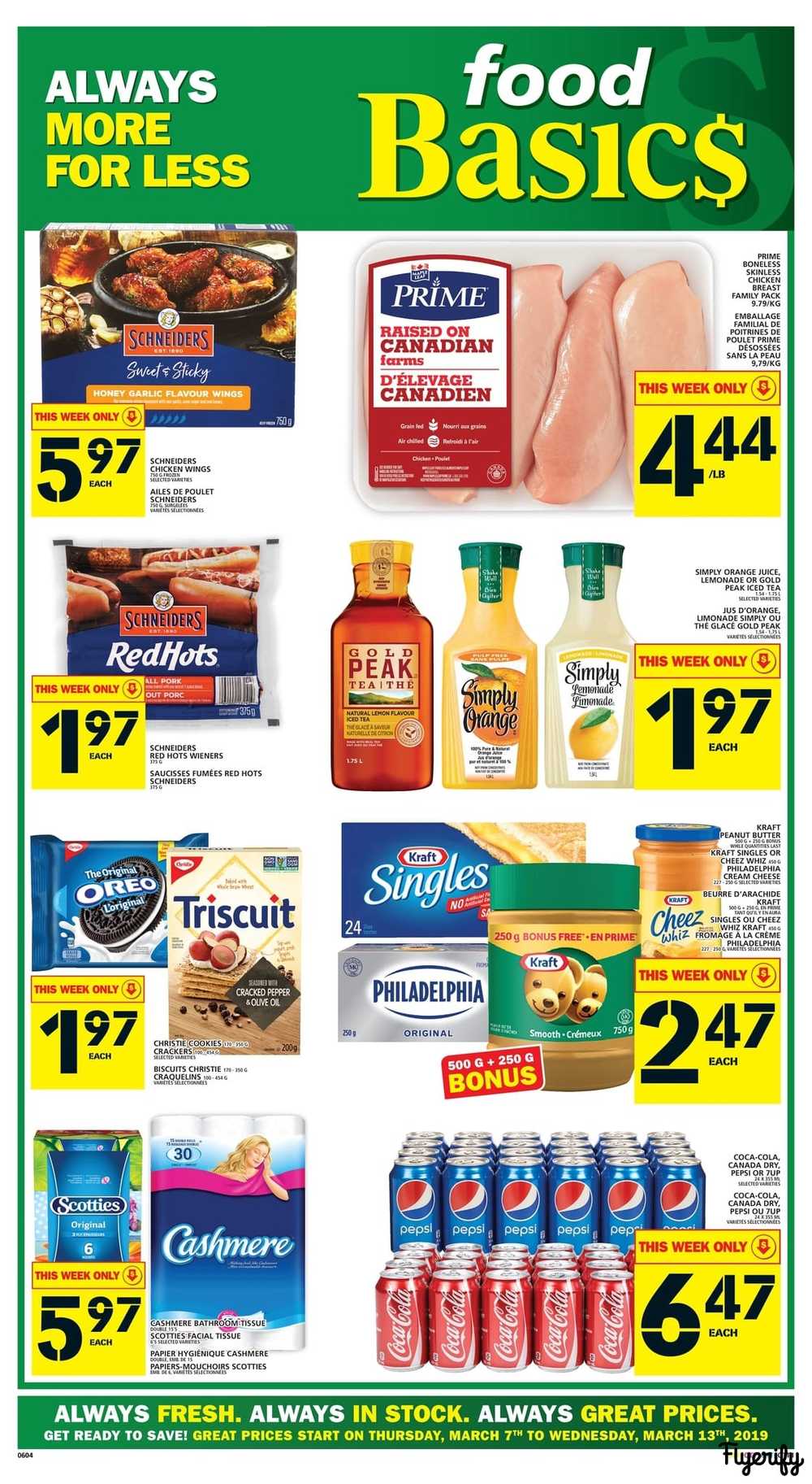 Food Basics (Ottawa Region) Flyer March 7 to 13 Canada