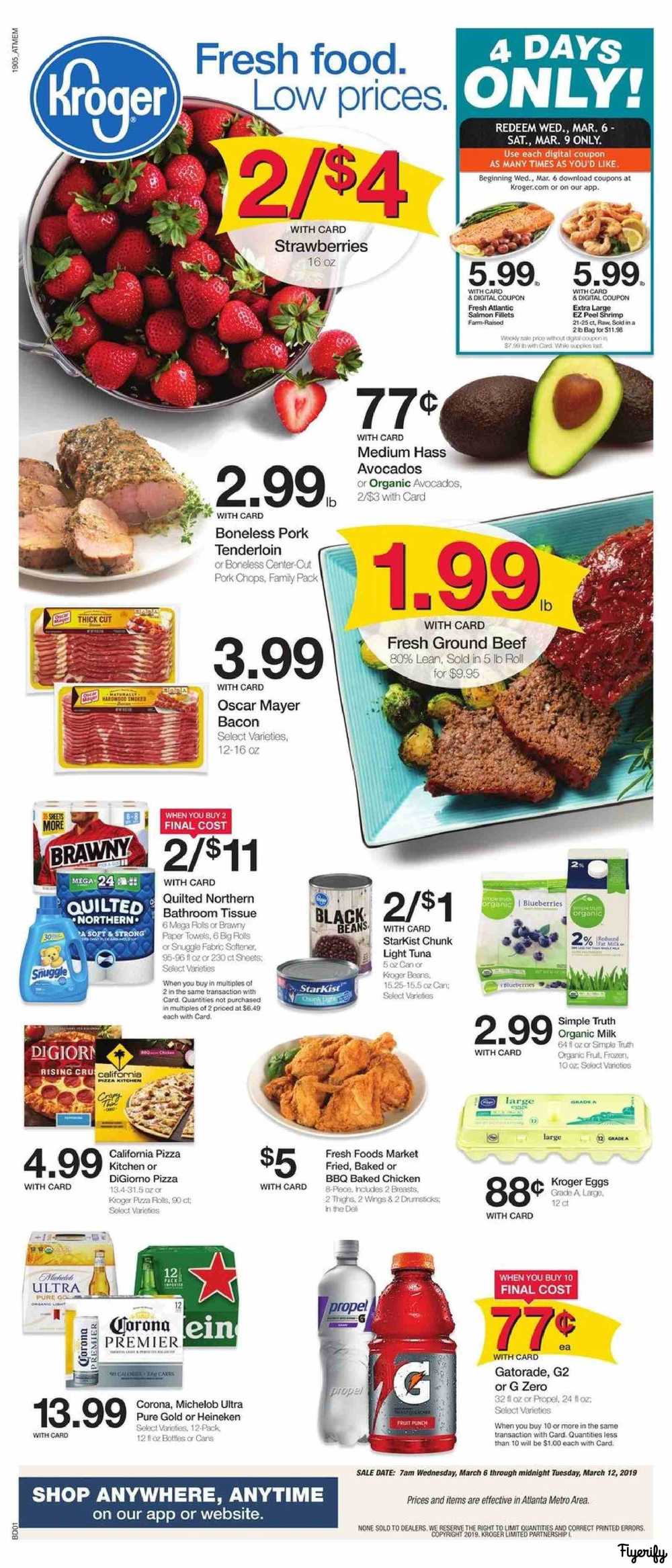 Kroger (GA) Weekly Ad & Flyer March 6 to 12 Canada