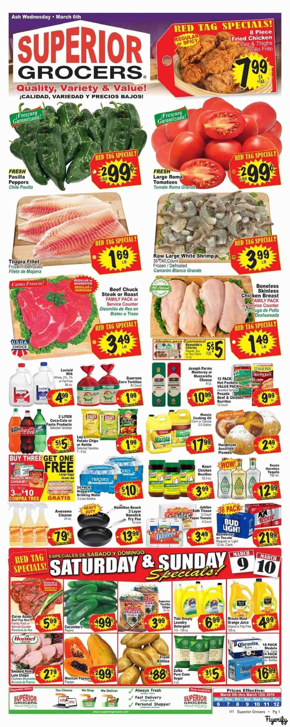 Superior Grocers Weekly Ad & Flyer March 6 to 12 Canada